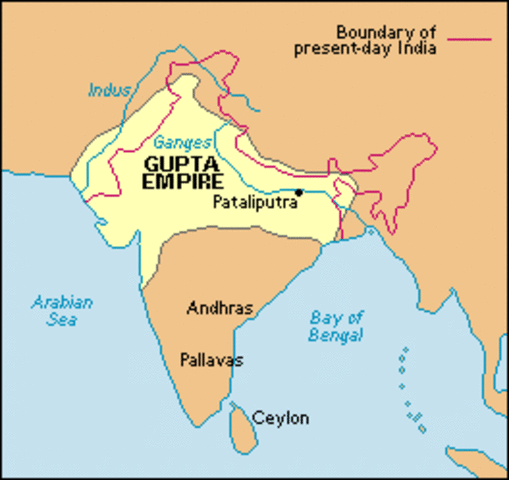 Gupta empire fell