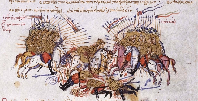 Byzantine empire fighting abbassid rule