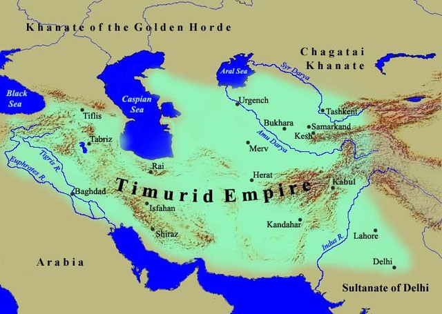 Tamerlane invaded India