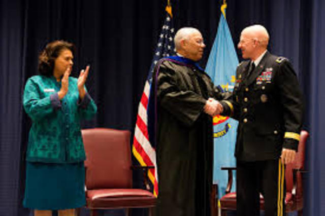 Powell recieves an Honorary Doctorate from NDU