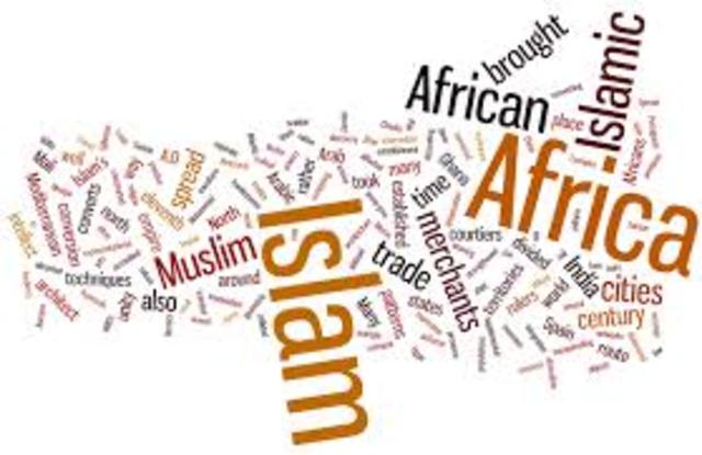 Islam spreads throughout North Africa