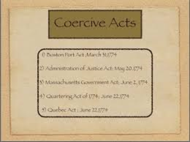 The Coercive Acts