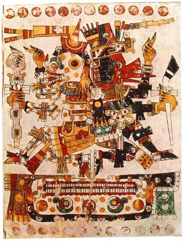 Micthantecuhtli and Quetzalcoatl