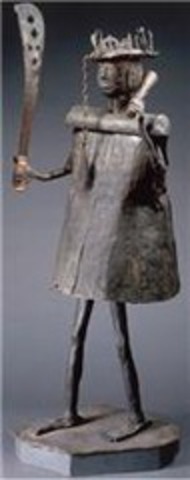 Warrior figure from the palace of King Glele