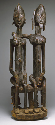 Seated couple