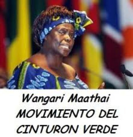 Creación del Movimiento Cinturón Verde en Kenia