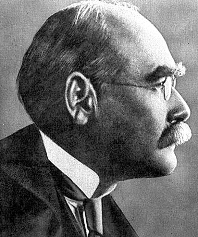 Rudyard Kipling - Wielka Brytania, za „zmysł obserwacyjny, dojrzałość idei i wybitny talent prozatorski”