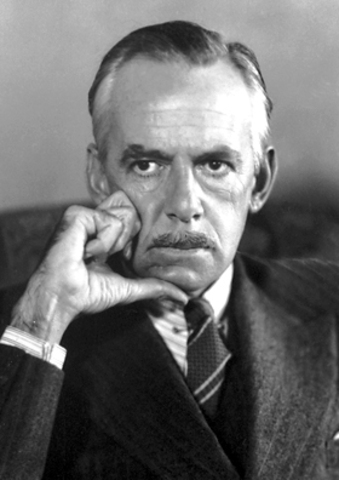 Eugene O'Neill - USA, za „prawdziwość i głębię utworów dramatycznych, traktujących w nowy sposób gatunek tragedii”