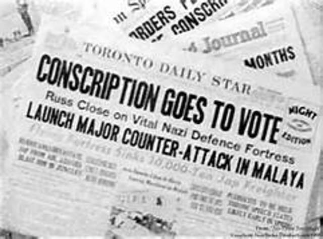 Conscription bill passed