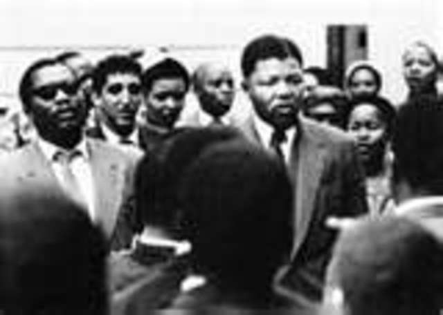 Nelson Mandela is charged of treason