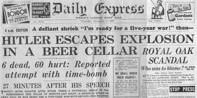 Assassination attempt against Adolf Hitler