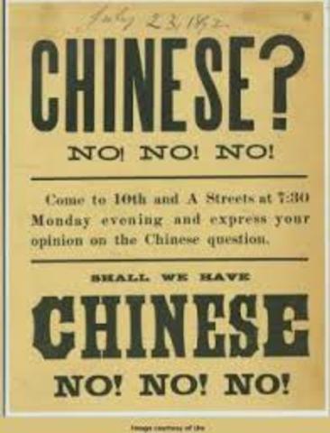 Chinese exclusion act
