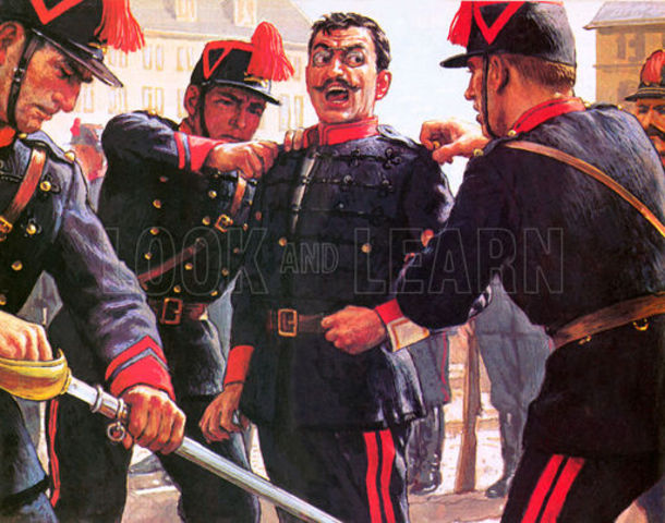 Dreyfus Arrested for Alleged Treason