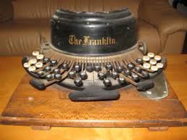 the first typewriter was invented