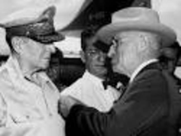 President Truman fires General MacArthur