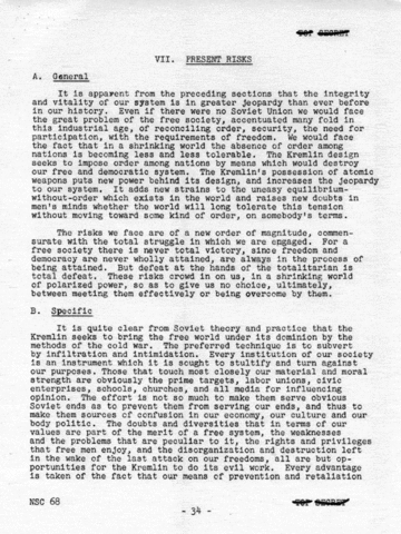 National Security Council Report NSC-68