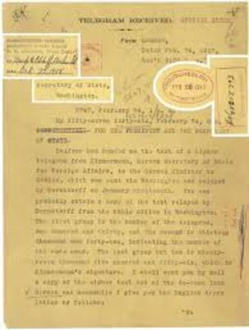 The Zimmermann Telegram