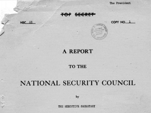 National Security Council report- NSC 68