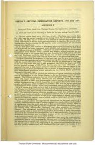The Immigration Act of 1917