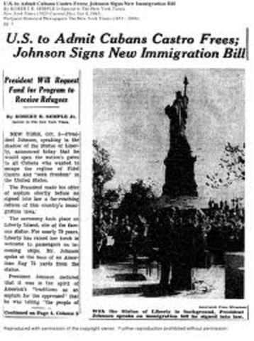 The Immigration and Nationality Act of 1965