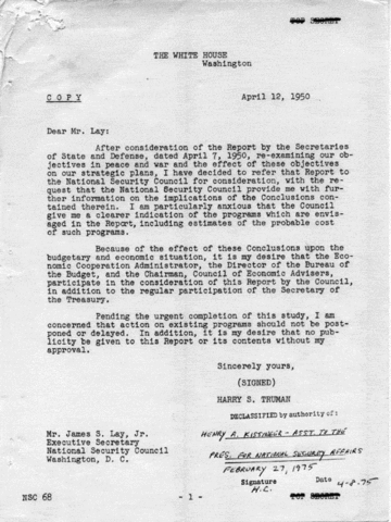 National Security Council Report NSC-68