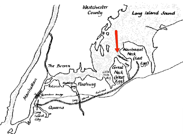 Nick Carraway moves to West Egg