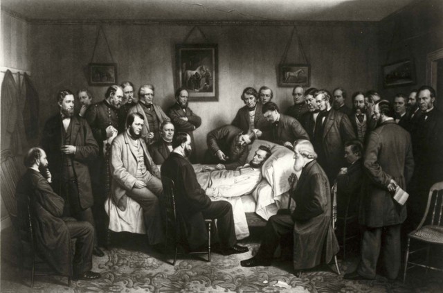 President Abraham Lincoln dies