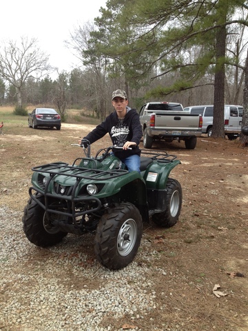 El dia yo obteni mi ATV.