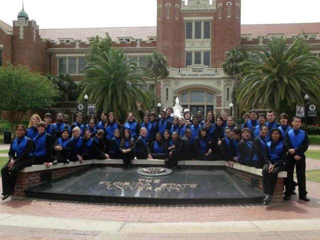 mi primera vez ir a Tallahassee con la banda.