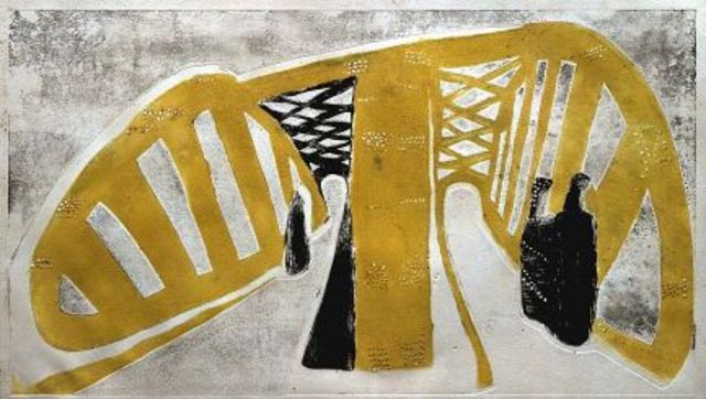 Elbe Bridge I- Rolf Nesch