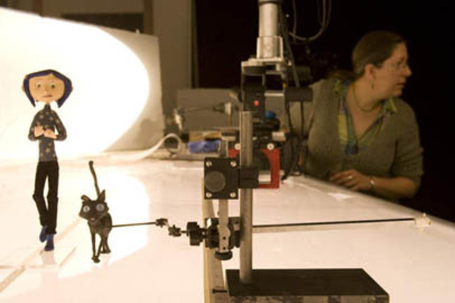 Stop-motion character animated using rapid prototyping