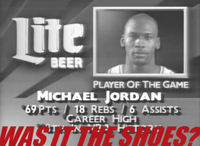 MJ sheds 69 pts breaking his personal