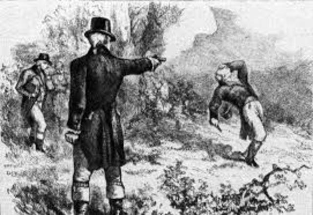 Hamilton and Burr Conflict