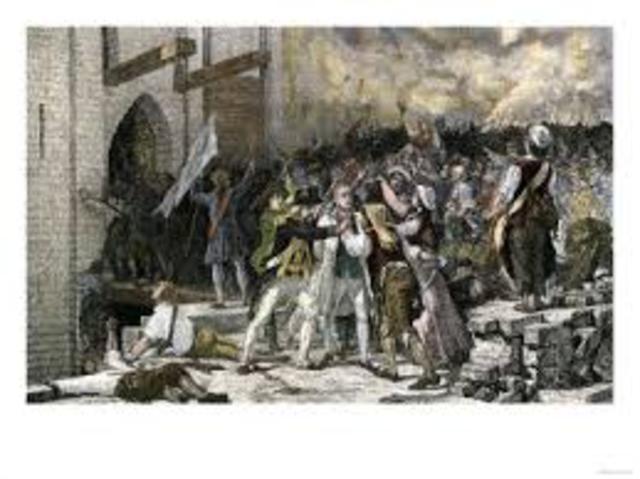 parisians storm the bastille