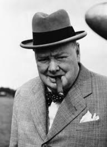 Winston Churchill Again Prime Minister of Great Britain