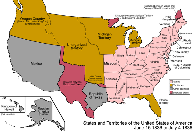 States aded to the union