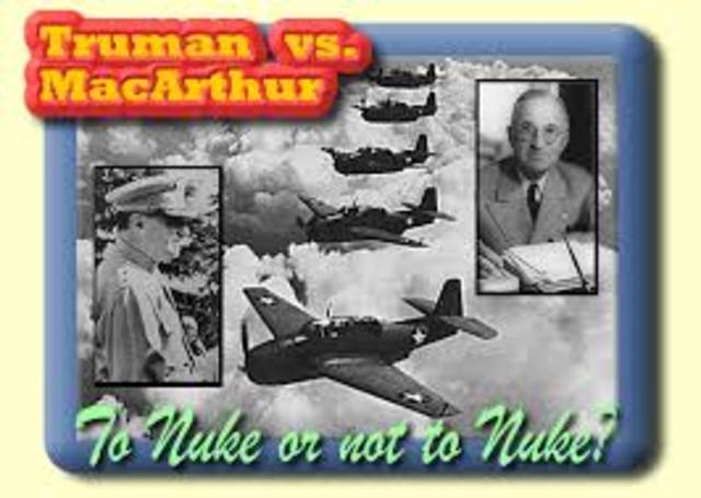 President Truman fires General MacArthur