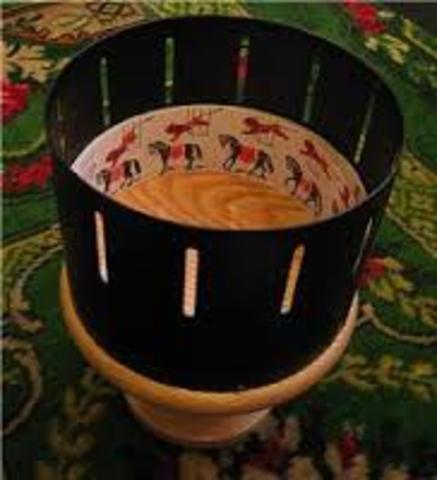 Dr. Joseph Antoine Plateau and Dr. Simon Rittrer construct a machine called a Phenakitstoscope