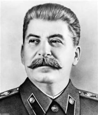 Josef Stalin sole dictator of the Soviet Union (USSR)