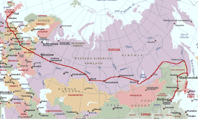 Trans-Siberian Railway Built
