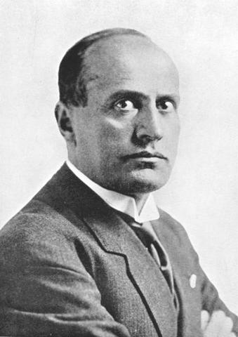 Benito Mussolini became leader of italy
