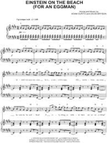 "Einstein on the Beach" (For an Eggman)