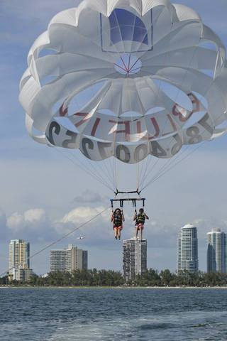 parasailing