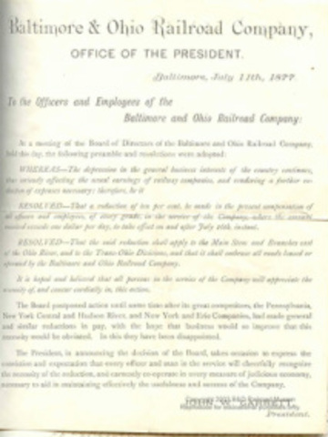 Wage Cuts Announcement