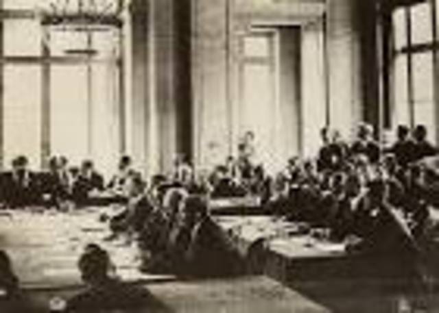 The treaty of Versailles