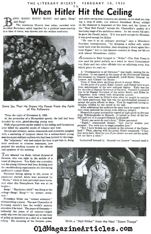 The Beer Hall Putsch