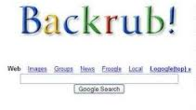backrub was first name before they changed it to google
