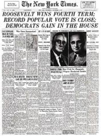 FDR elected president