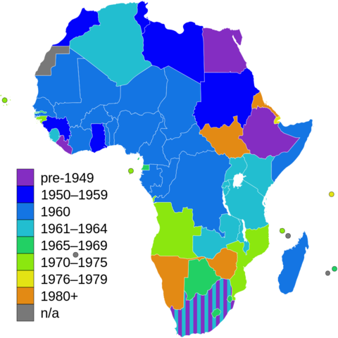 27 Independent African Countries