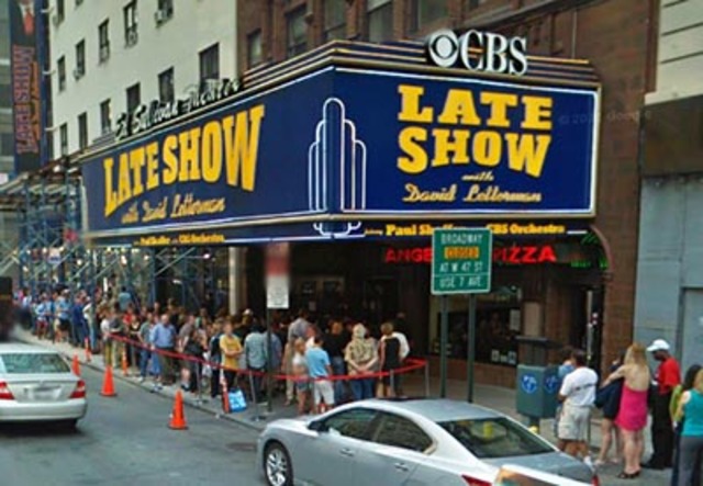 New York, NY - Late Night with David Letterman, Ed Sullivan Theater